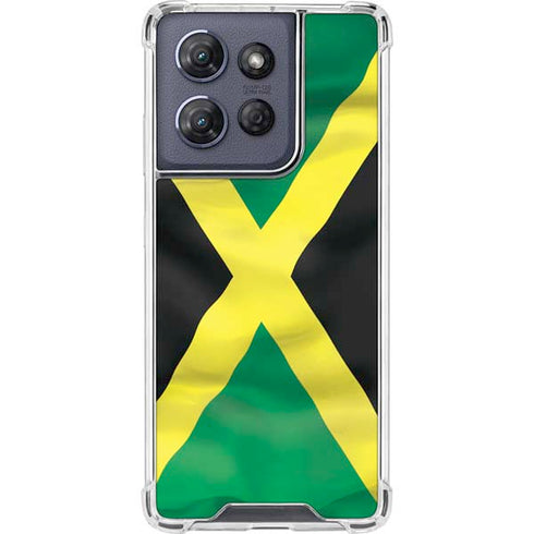 Jamaica Flag Moto G Play 5G (2025) Clear Case